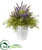 Silk Plants Direct Lavender and Rosemary Artificial Arrangement - Pack of 1