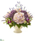 Silk Plants Direct Hydrangea, Lavender and Mixed Flower Artificial Arrangement - Pack of 1