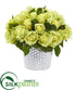 Silk Plants Direct Rose Artificial Arrangement - Green - Pack of 1