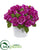 Silk Plants Direct Rose Artificial Arrangement - Purple - Pack of 1