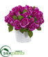 Silk Plants Direct Rose Artificial Arrangement - Purple - Pack of 1