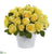 Silk Plants Direct Rose Artificial Arrangement - Yellow - Pack of 1