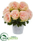 Silk Plants Direct Peony Artificial Arrangement - Pink - Pack of 1