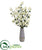 Silk Plants Direct Bougainvillea Artificial Arrangement - Cream - Pack of 1