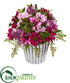 Silk Plants Direct Mixed Daisy Artificial Arrangement - Pink - Pack of 1