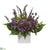 Silk Plants Direct Hydrangea and Lavender Artificial Arrangement - Pack of 1