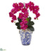 Silk Plants Direct Phalaenopsis Orchid Artificial Arrangement - Beauty - Pack of 1