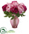 Silk Plants Direct Peony Artificial Arrangement - Orchid - Pack of 1
