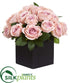 Silk Plants Direct Rose Artificial Arrangement - Pink - Pack of 1