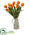 Silk Plants Direct Tulip Artificial Arrangement - Pink - Pack of 1