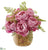 Silk Plants Direct Peony Artificial Arrangement - Orchid - Pack of 1