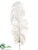 Silk Plants Direct Feather Spray - White - Pack of 12