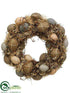 Silk Plants Direct Easter Egg Wreath - Natural Brown - Pack of 3