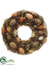 Silk Plants Direct Easter Egg Wreath - Natural Brown - Pack of 2