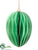 Egg Ornament - Green - Pack of 6