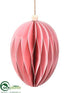 Silk Plants Direct Egg Ornament - Pink - Pack of 6