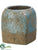 Terra Cotta Container - Blue Light - Pack of 4