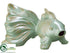 Silk Plants Direct Ceramic Fish - Green - Pack of 2