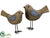 Bird - Brown - Pack of 4