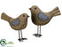 Silk Plants Direct Bird - Brown - Pack of 4