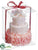 3-Tier Cake - Pink - Pack of 8