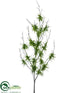 Silk Plants Direct Moss Branch - Green - Pack of 8