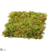 Silk Plants Direct Plastic Moss Mat - Green Moss - Pack of 10