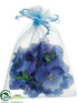Silk Plants Direct Pansy Petal - Blue Lavender - Pack of 12