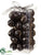 Silk Plants Direct Pumpkin Assortment - Black Gold - Pack of 6