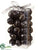 Silk Plants Direct Pumpkin Assortment - Black Gold - Pack of 6