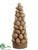 Easter Egg Cone Topiary - Brown - Pack of 4