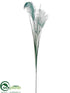 Silk Plants Direct Feather Grass Spray - Blue - Pack of 12