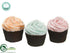Silk Plants Direct Cupcake - Mixed - Pack of 4