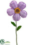 Silk Plants Direct Sunflower Spray - Lavender White - Pack of 6