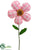 Sunflower Spray - Pink White - Pack of 6