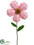 Silk Plants Direct Sunflower Spray - Pink White - Pack of 6