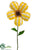 Sunflower Spray - Yellow White - Pack of 6