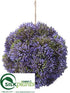 Silk Plants Direct Sedum Orb - Lavender - Pack of 6