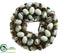 Silk Plants Direct Robin Nest Egg Wreath - Green Blue - Pack of 6