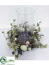 Silk Plants Direct Bird's Nest, Egg Centerpiece - Mixed - Pack of 2