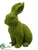 Silk Plants Direct Moss Bunny - Green - Pack of 3