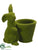 Silk Plants Direct Moss Bunny - Green - Pack of 2