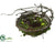 Silk Plants Direct Bird Nest - Green Brown - Pack of 12