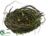 Silk Plants Direct Bird Nest - Green Brown - Pack of 6