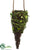Mini Leaf Twig Cone - Green Brown - Pack of 12