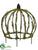 Moss Metal Dome Topiary - Green - Pack of 6