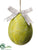 Easter Egg Ornament - Green - Pack of 6