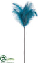 Silk Plants Direct Ostrich Feather Spray - Blue Gray - Pack of 24