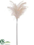 Silk Plants Direct Ostrich Feather Spray - Vanilla - Pack of 24