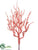 Silk Plants Direct Twig Spray - Mauve - Pack of 12